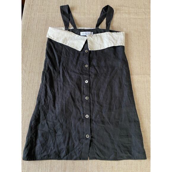 Stylish Black and White Mini Dress - Picture 3 of 6